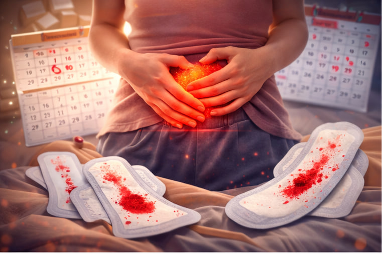 چرا 2 بار درماه پریود میشوم؟