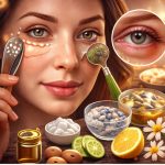 بهترین روش ها برای از بین بردن پف زیر چشم در خانه