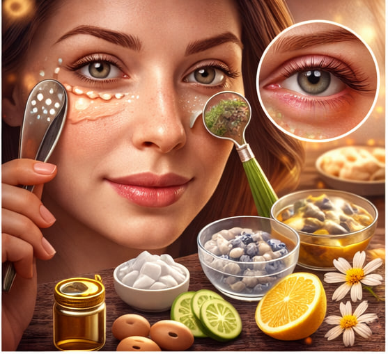 بهترین روش ها برای از بین بردن پف زیر چشم در خانه