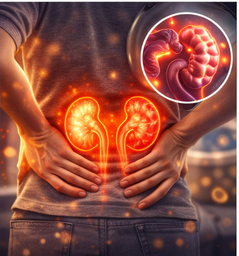 رابطه عفونت کلیه و درد پایین کمر