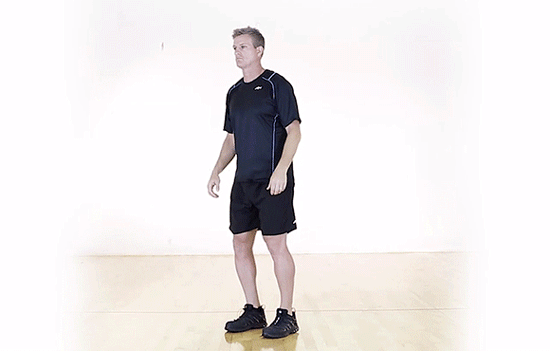 حرکت reverse lunge در تاباتا