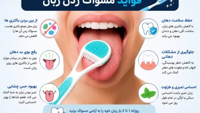 فواید مسواک روی زبان - چرا مسواک زدن زبان خوب است؟