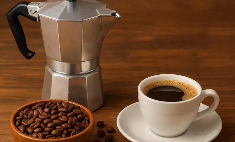 قهوه جوش خانگی دستی