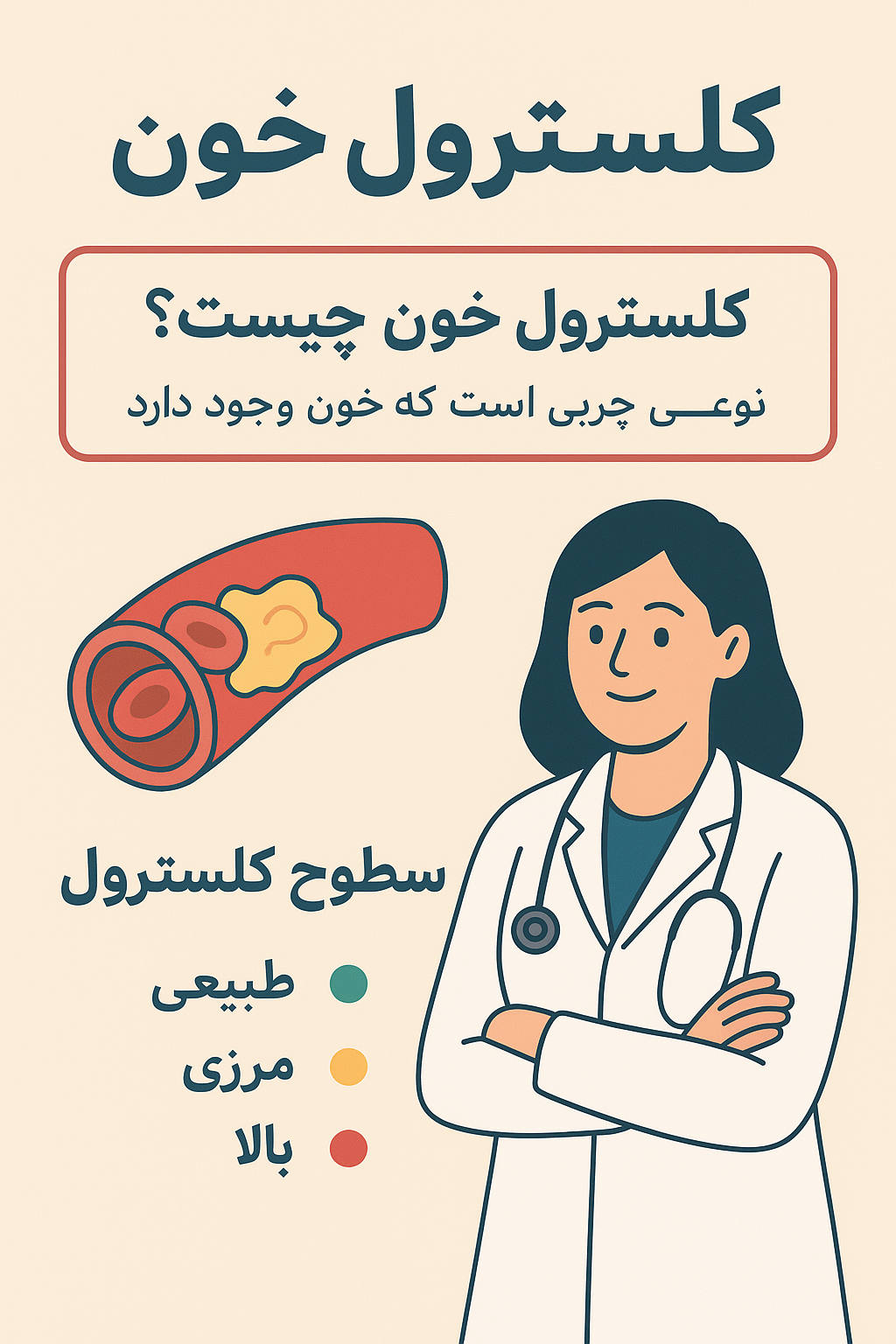  چگونه سطح کلسترول خون را پایین بیاوریم؟