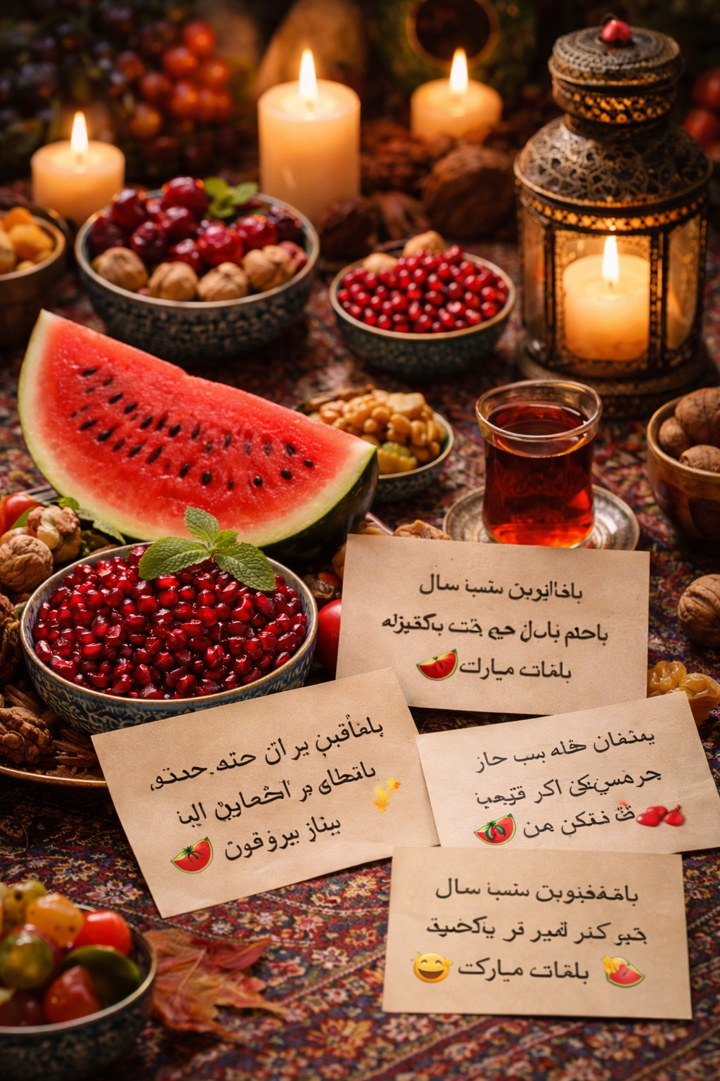 چگونه شب یلدا را تبریک بگوییم + پیامک تبریک آماده