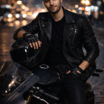 پرامپت فرد موتور سیکلت سوار