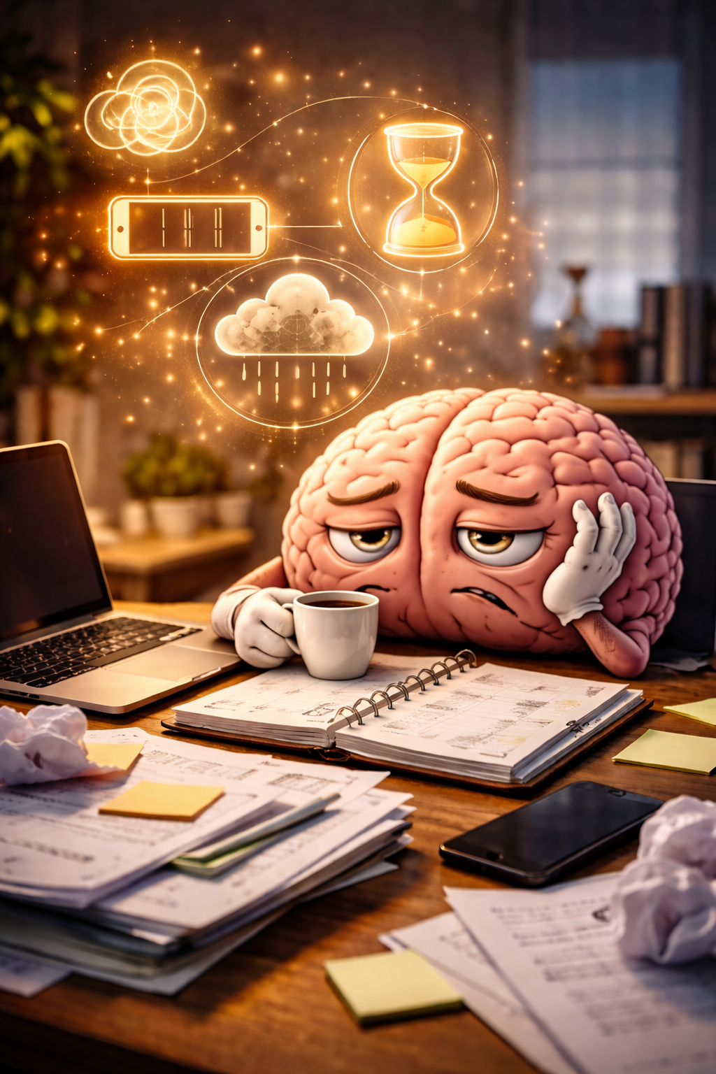  چرا ذهن ما مدام خسته است+ راه‌های ساده برای کاهش خستگی ذهنی