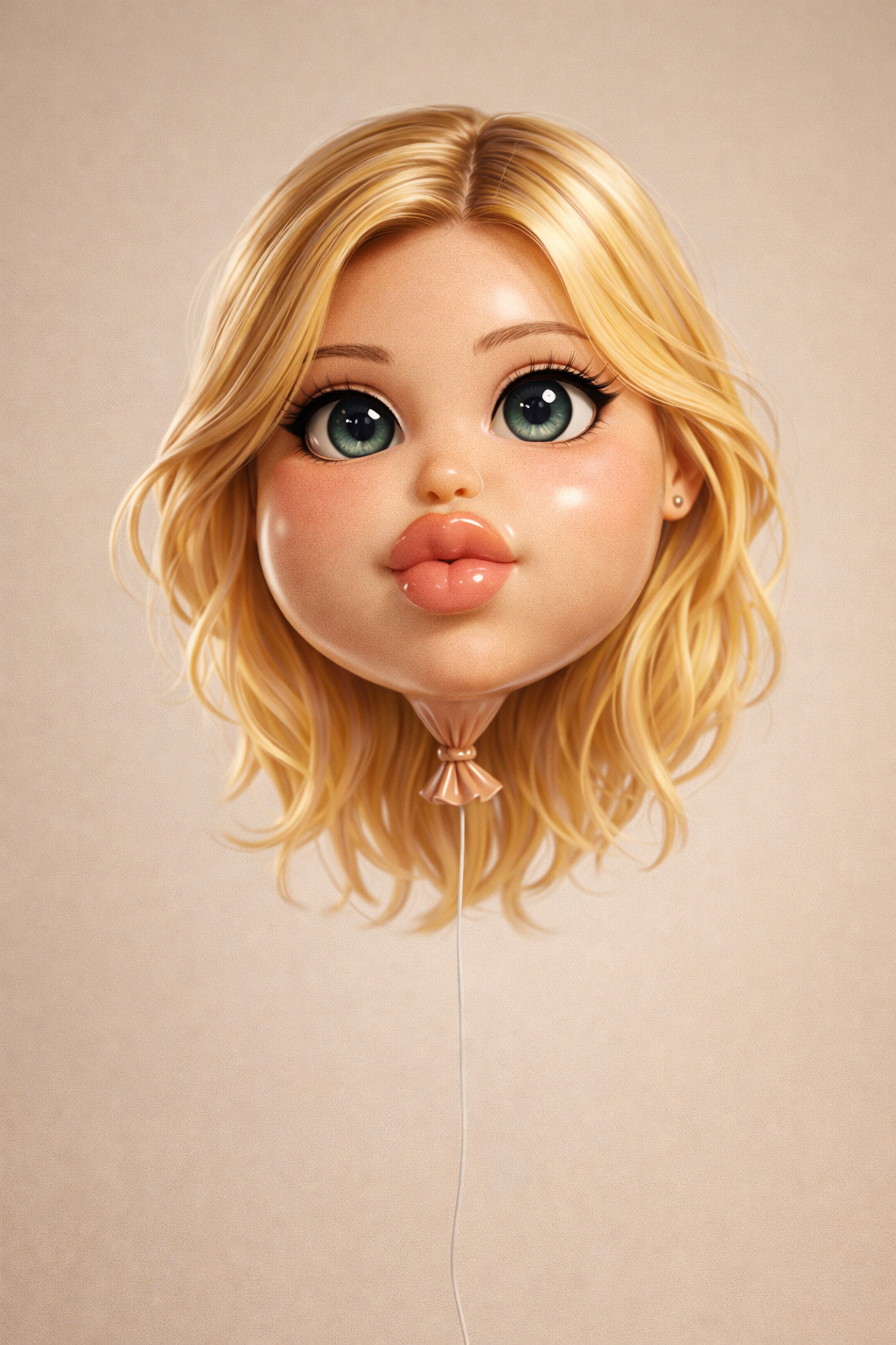 پرامپت بادکنکی کردن چهره + آموزش