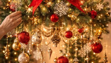  ساخت و تزیین لوستر کریسمس+ آموزش کامل ایده‌های خلاقانه و کم‌هزینه