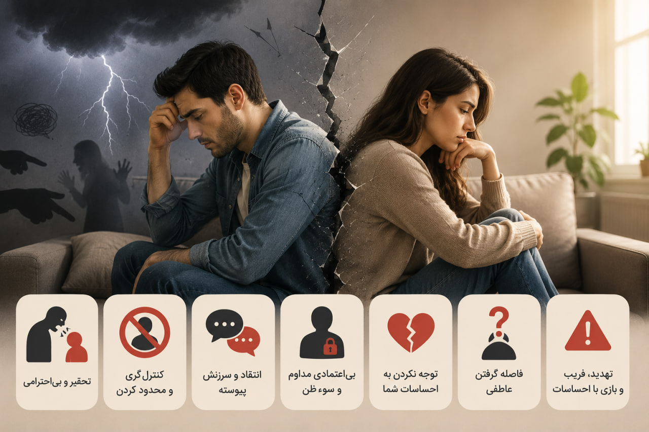 نشانههای رابطه سمی (تاکسیک) که باید جدی گرفت | چگونه یک رابطه ناسالم را تشخیص دهیم؟
