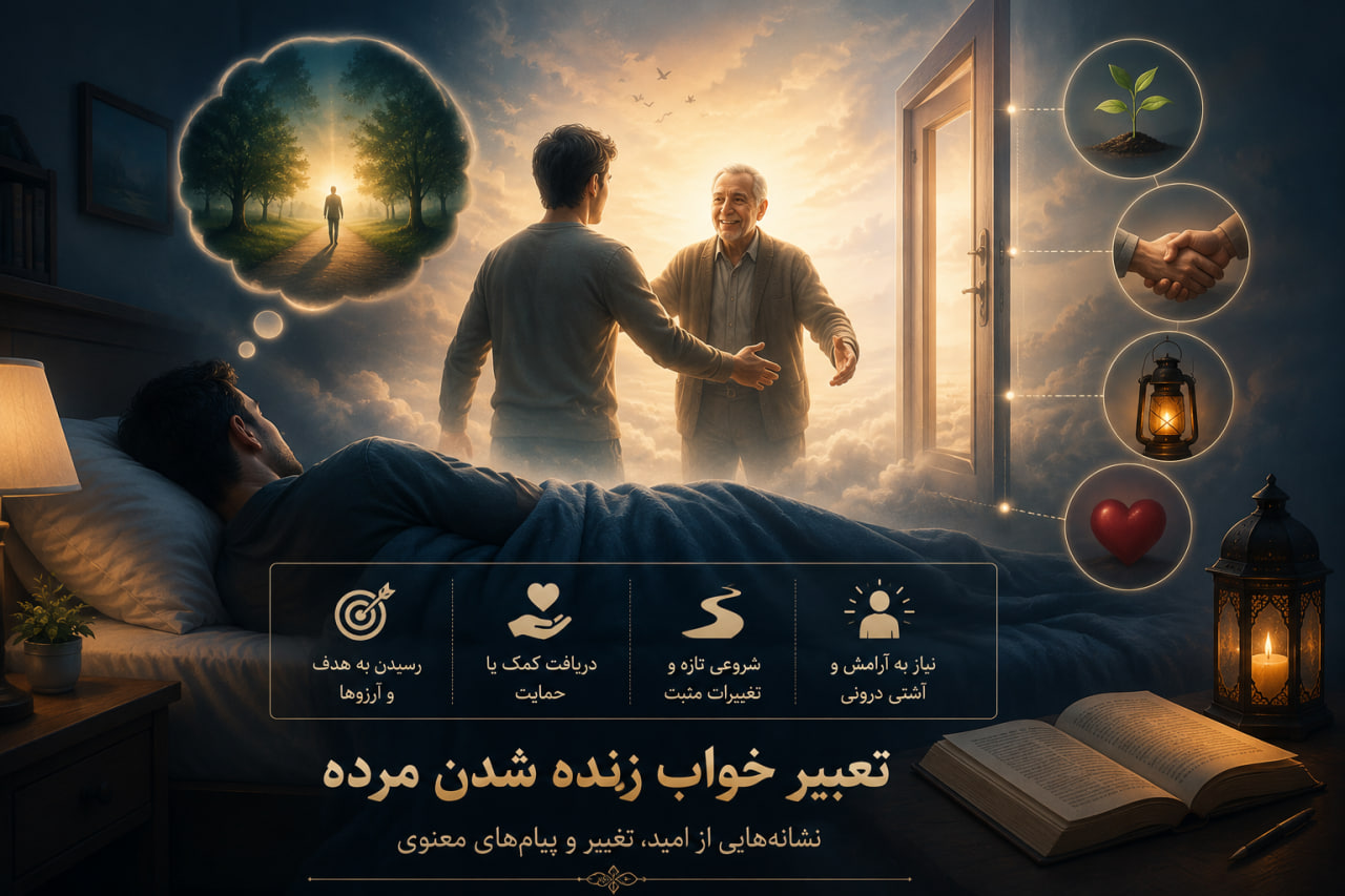 تعبیر خواب زنده شدن مرده |دیدن مرده زنده در خواب چه معنایی دارد؟