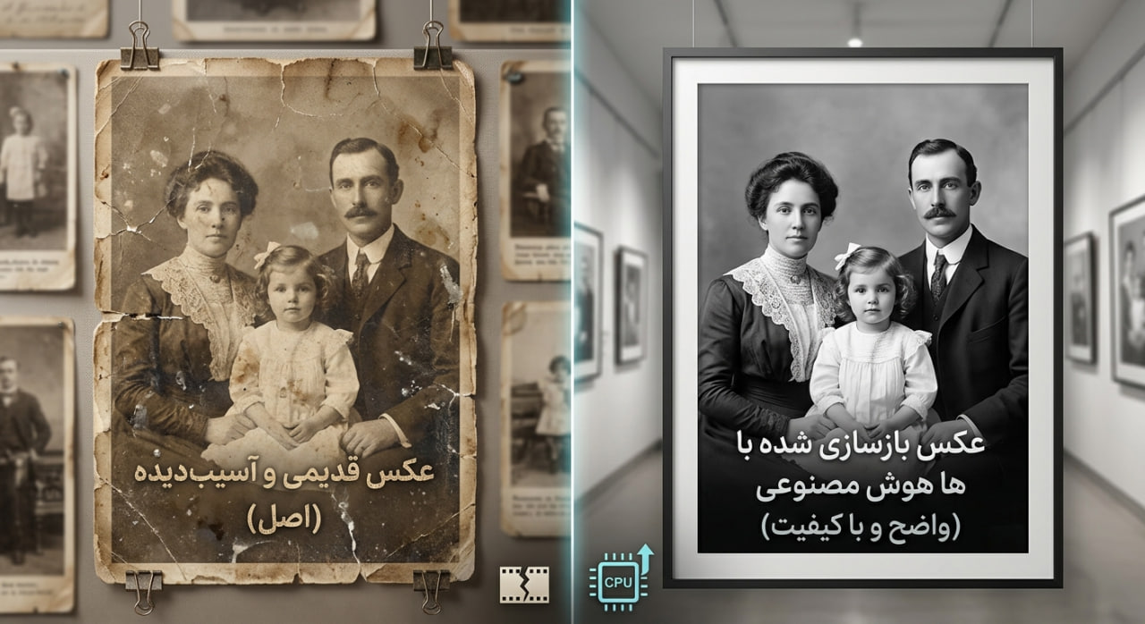 چگونه با هوش مصنوعی عکس قدیمی را واضح و باکیفیت کنیم+ آموزش