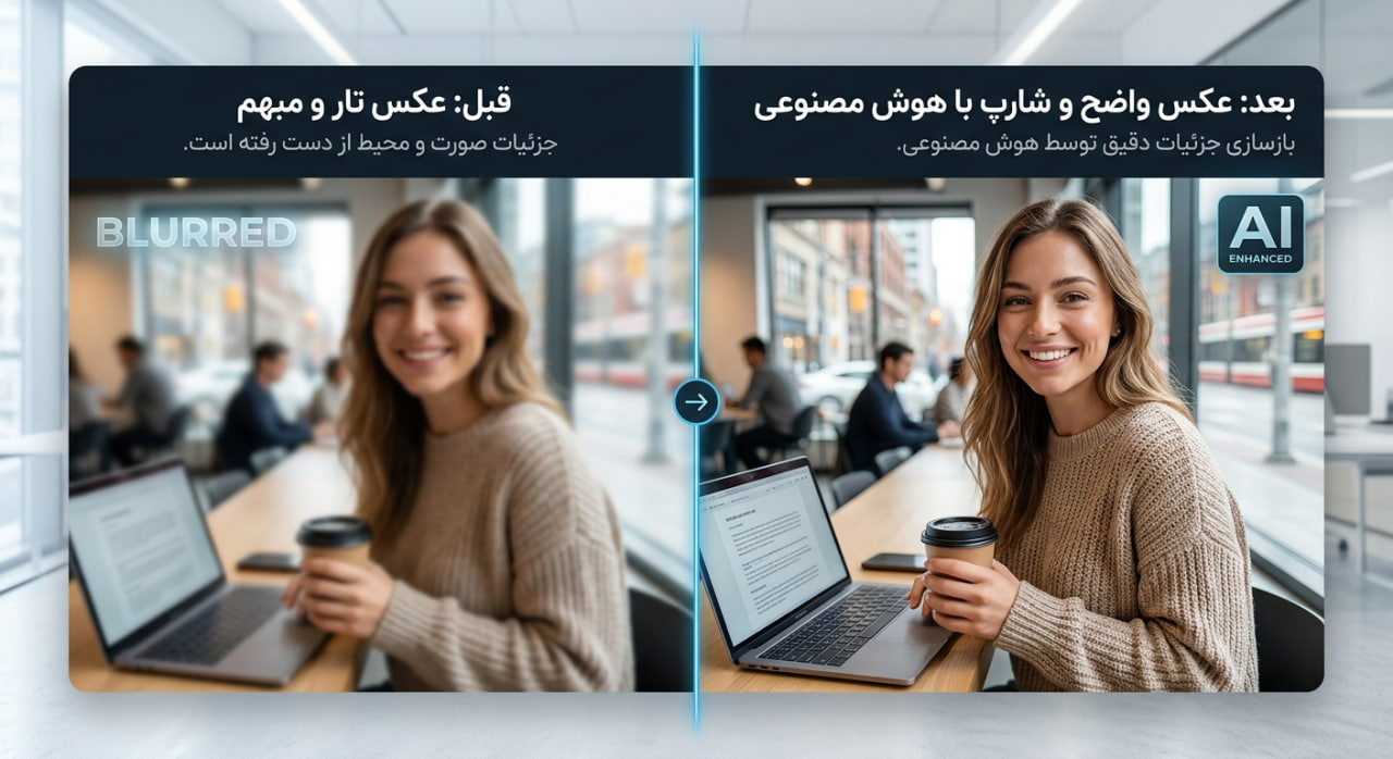 چگونه عکس تار را با هوش مصنوعی واضح کنیم+ آموزش