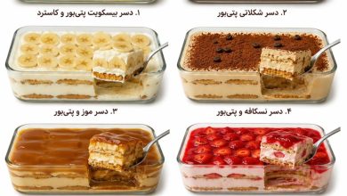 طرز تهیه دسر با پتی بور
